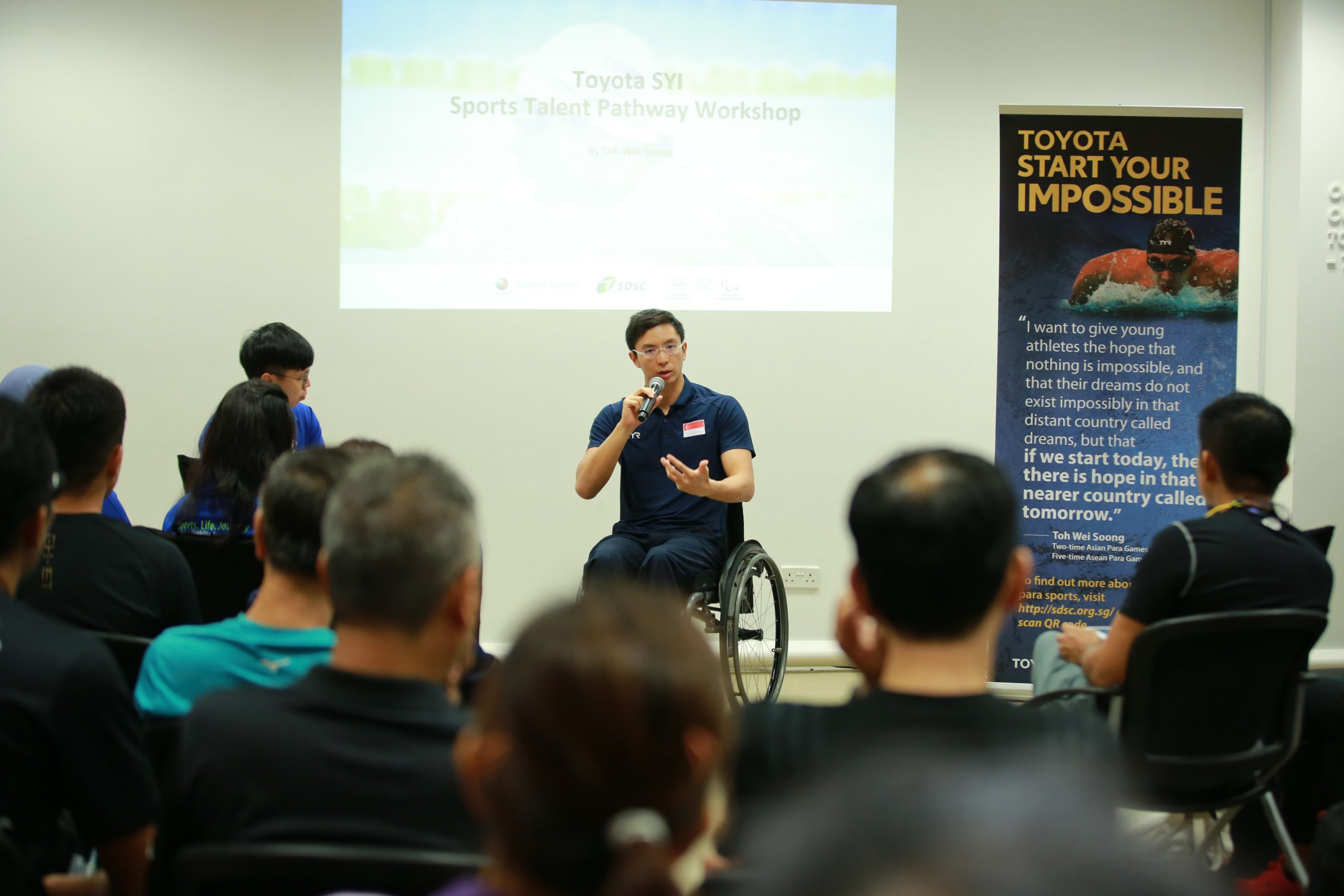 Toyota SYI (11) - Toh Wei Soong sharing about his swimming journey